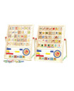Wooden Double-Sided Educational Board - Arabic