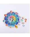 Wooden Planetary Constellation Clock Cognition