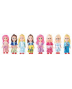 Power Joy Leila Princess - Mini Sisters 8 In 1