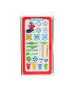 Color Clay Model Fire Bus 22 Pcs