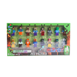 Minecraft Magnetic Block Doll 16 Pcs