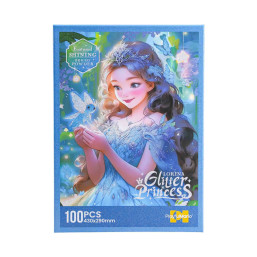 Lorina Glitter Princess Puzzle 100 Pcs