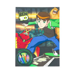 Ben 10 Games Puzzles & Colouring Book