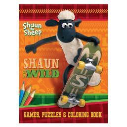 Shaun the Sheep Games Puzzles and Coloring Book