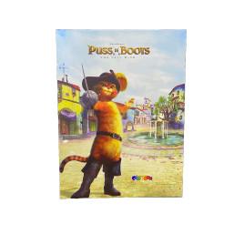 Cartoon Flexi Cover Exercise Book 100L - Puss in Boots