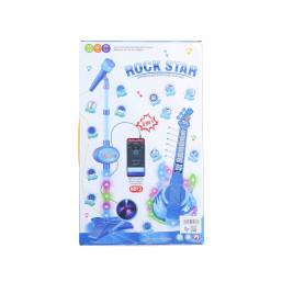 Rock Star Guitar With Microphone Set