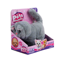 Electric Plush Cat - Grey