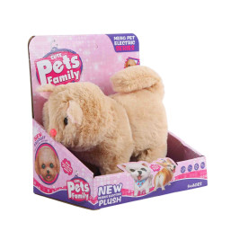 Electric Plush Cat - Brown
