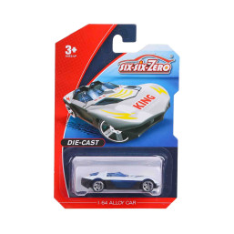 Pull Back Metal Car - White