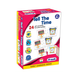 Frank - Tell The Time – Early Learning Matching Puzzle – 48 Pcs