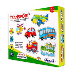 Frank - Transport Two Piece Puzzles 6In1 Box