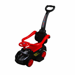 Ride On Car With Push bar - Black