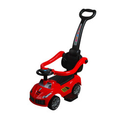 Ride On Car With Push bar - Red