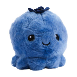 Plush Octopus Blue Berry 6"