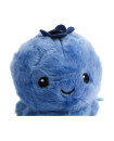 Plush Octopus Blue Berry 6"