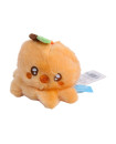 Plush Octopus Orange 6"