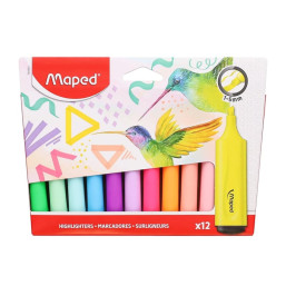 Maped - Highlighter Fluo Peps Classic 12 Colors