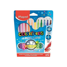 Maped - Color' Peps Long Life Felt Pens 12 Pcs