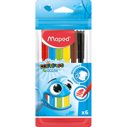 Maped - Color Peps Ocean Felt pen 6 Pcs