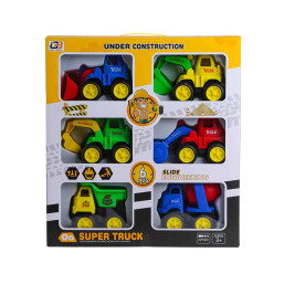 Slide Truck 6 Pcs