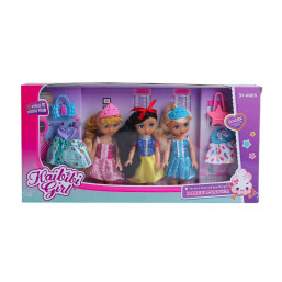 6 Inch Doll 3 Pcs