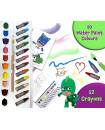 PJ Masks Deluxe Poster Paint & Color book