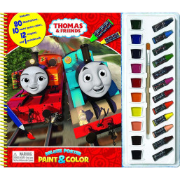 Thomas Deluxe Poster Paint & Color book