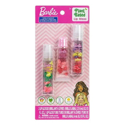 Townley Girl Barbie Plant Based Floating Floral Lip Gloss