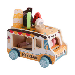 Wooden Ice cream Car