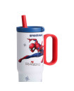 Straw Insulated Cup 650 ml - Spiderman