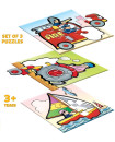 Frank Transport Jigsaw Puzzle Set of 3 Puzzle