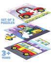 Frank on Road Jigsaw Puzzle Set of 3 Puzzle