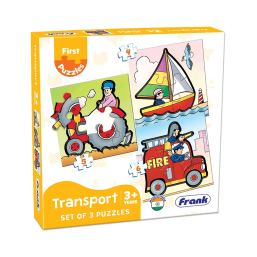 Frank Transport Jigsaw Puzzle Set of 3 Puzzle