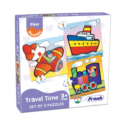 Frank Travel Time Jigsaw Puzzle Set of 3 Puzzle
