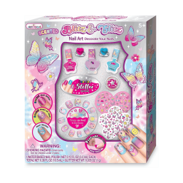 Hot Focus Blitz And Glitz Nail Art Tie Dye Butterfly Set