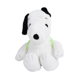 Plush Backpack Snoopy 35 Cm - Green