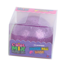 Cool Mix Glitter Gell Ball 6 cm - Purple