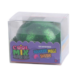 Cool Mix Glitter Gell Ball 6 cm - Green