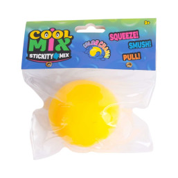 Cool Mix Stickity Mix Ball 6 cm - Yellow