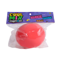 Cool Mix Stickity Mix Ball 10 cm - Red