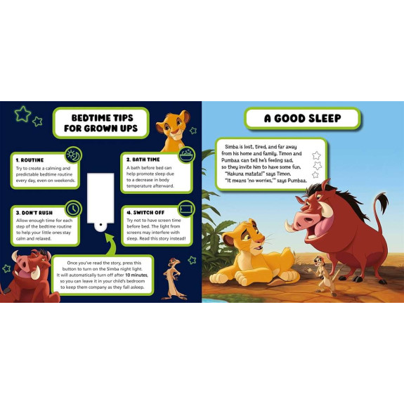 Disney Lion King: A Night-Light Tale Book