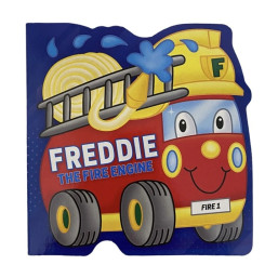 Transport Shaped Board - Freddie The Fire Engine