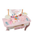 Pink Wooden Dresser Table