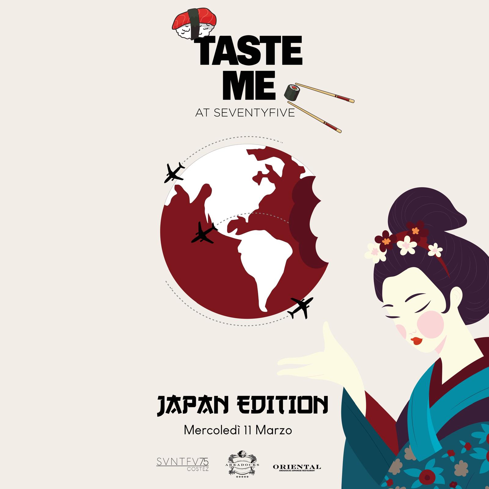 Taste Me Japan Edition flyer