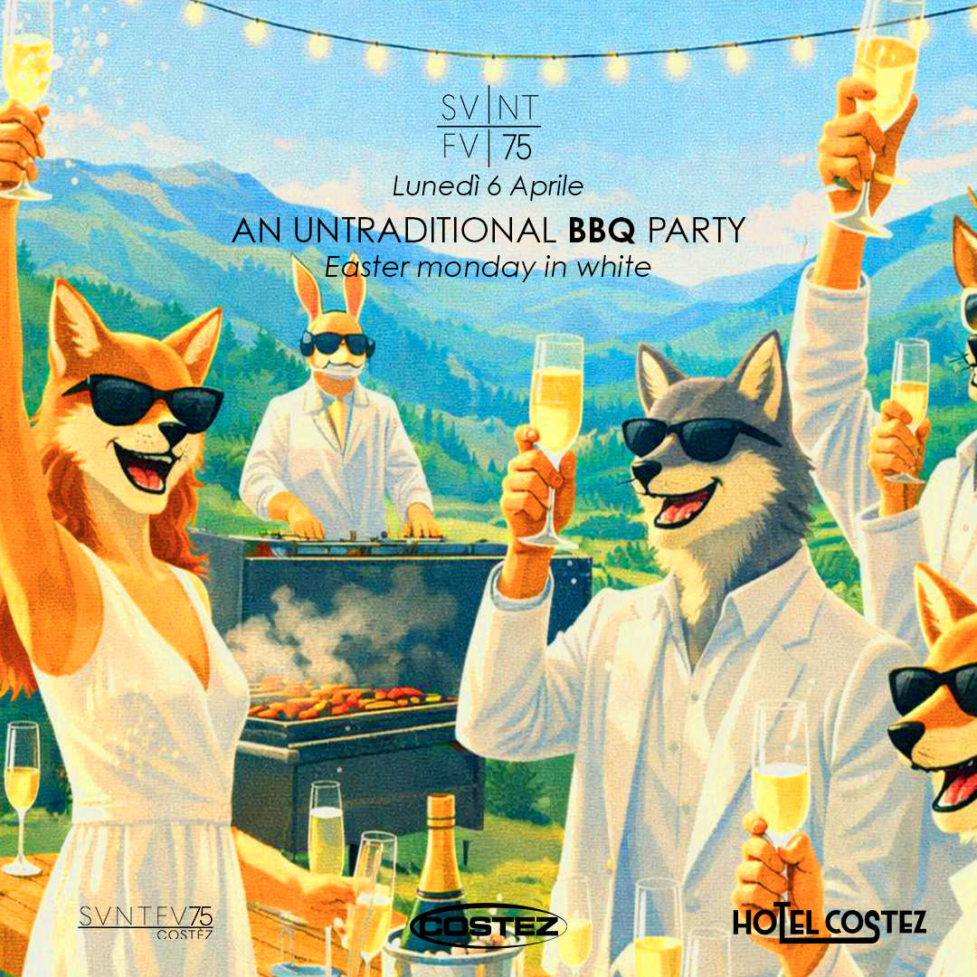 AN UNTRADITIONAL BBQ PARTY flyer