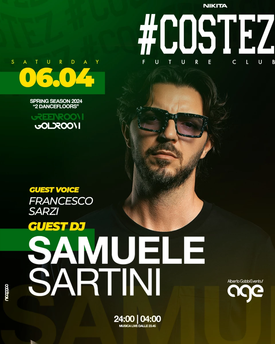 TOY & special guest Samuele Sartini flyer