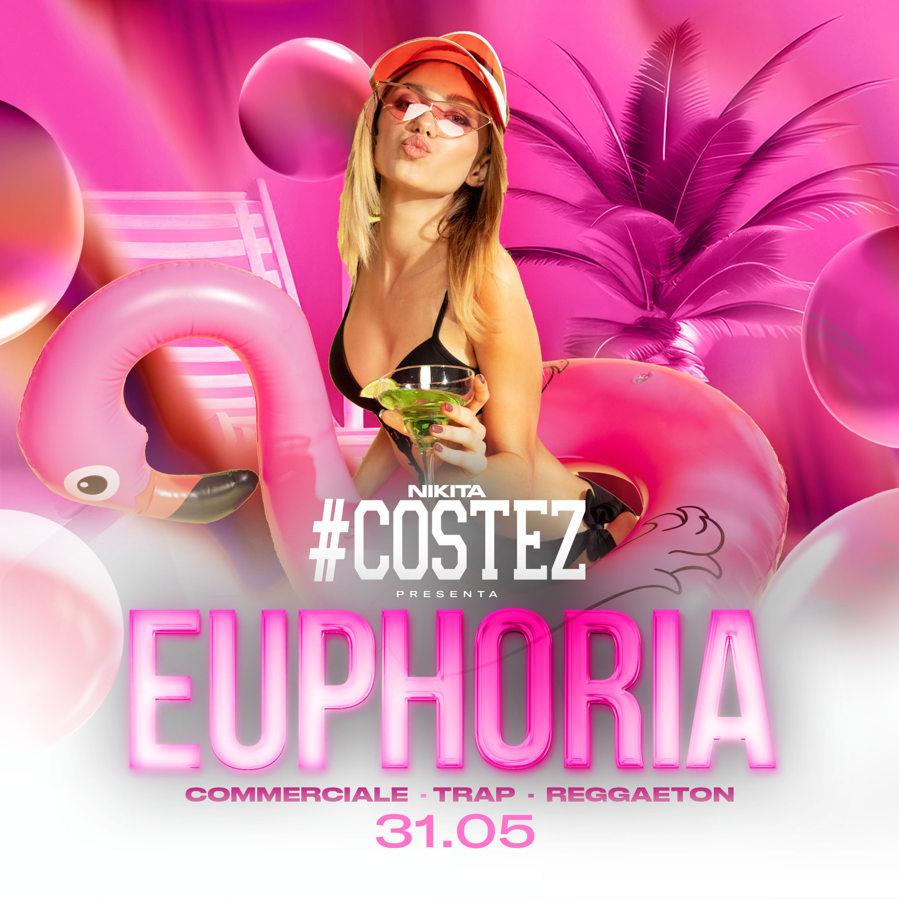 Euphoria + Flirt flyer