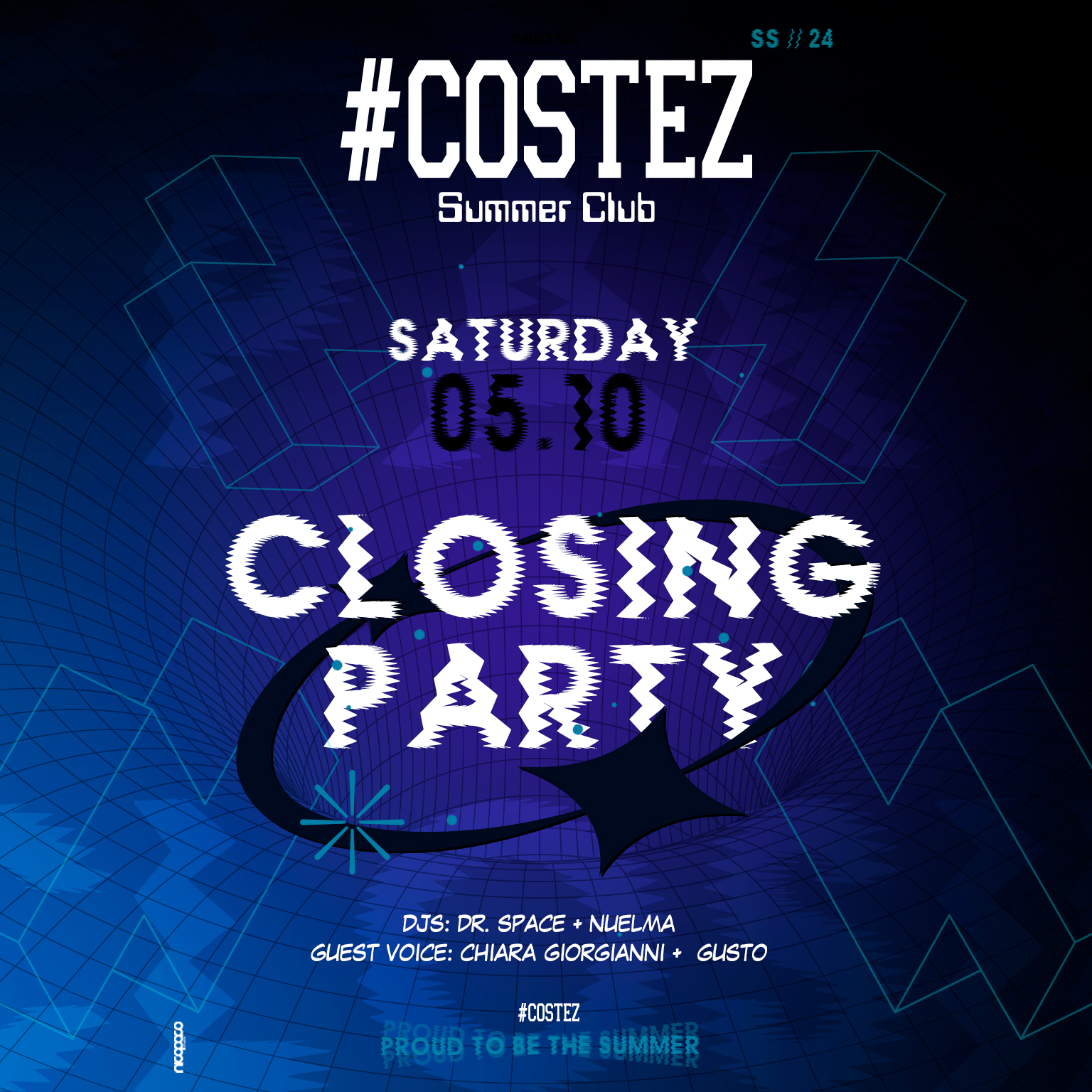 SATURDAY - Closing Summer Season flyer