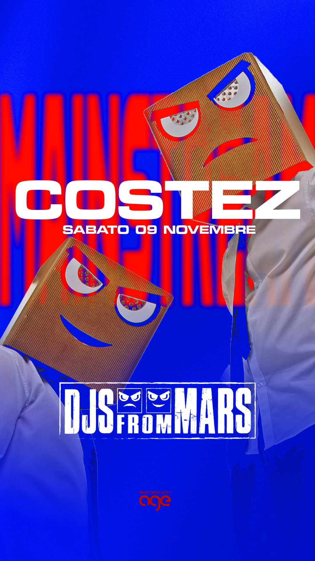 Sabato MAINSTREAM w/ Djs from Mars flyer