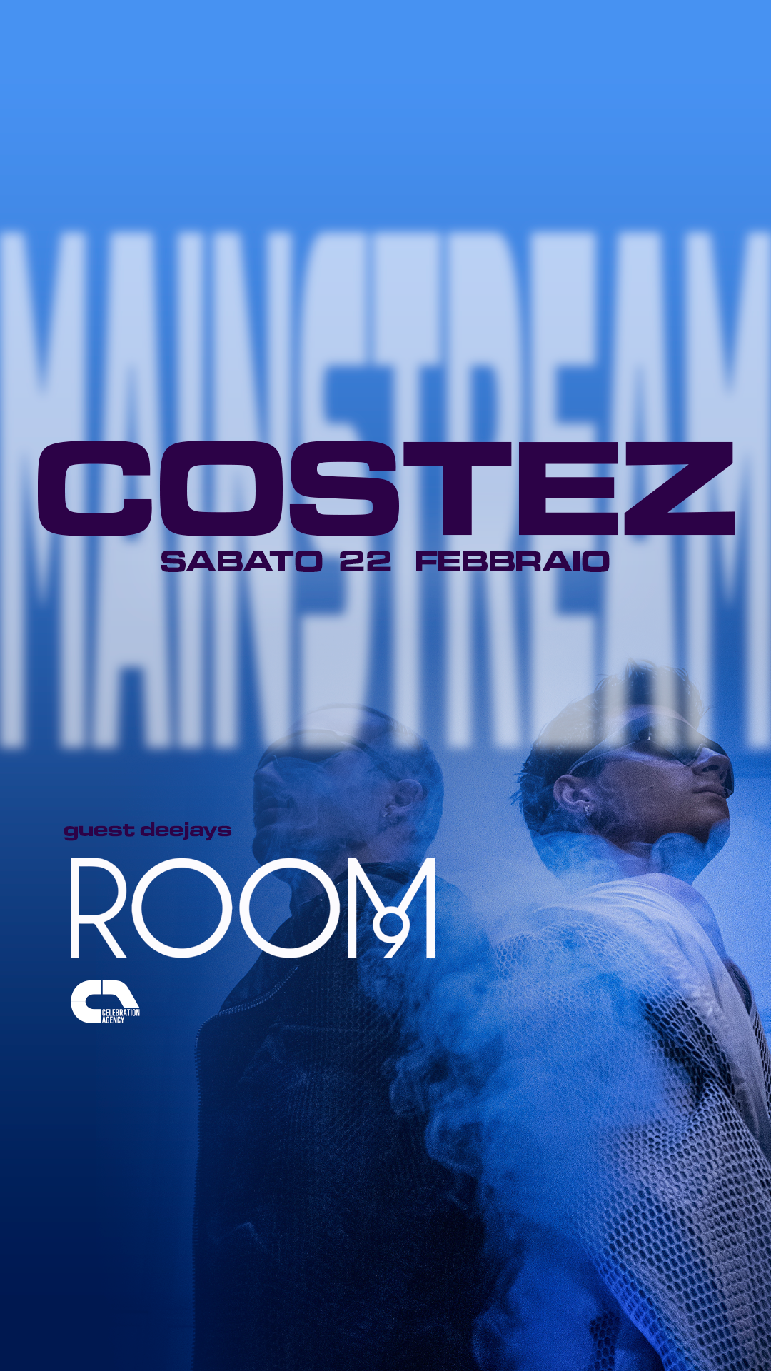 Sabato MAINSTREAM  w/ ROOM9 flyer